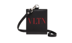 Valentino Black Foldable Wallet on Strap