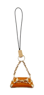 Gucci Pink Enamel Phone Charm
