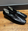 Phoebe Philo Black Leather Flats