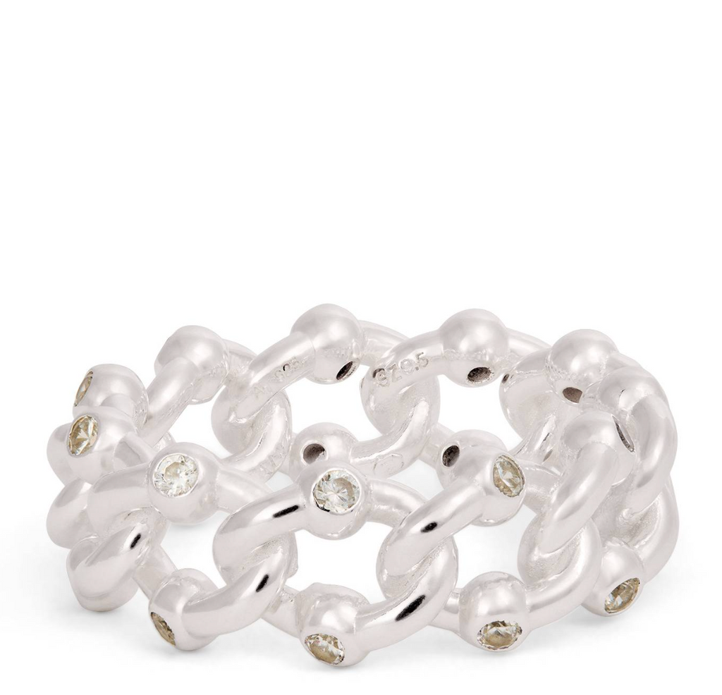 Hatton Labs Sterling Silver Formula Chunky Link Ring