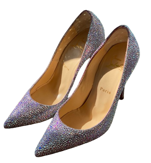 Christian Louboutin Crystal Embellished Kate Heels