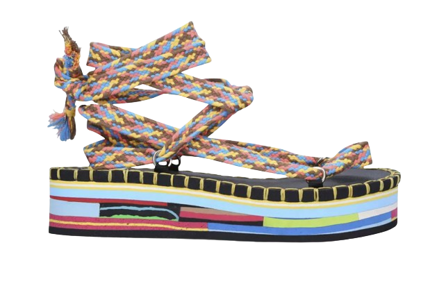 Lou Braided Cord Platform Sandals
