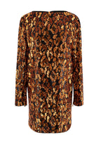 Balmain sequin bronze  & gold mini dress