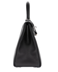 Hermès Kelly 28 Togo Noir Palladium Hardware