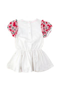 Fendi White and Pink Cherry Print Dress (12 Months)