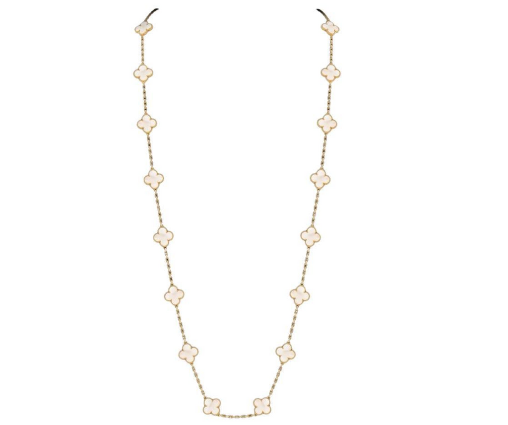 Van Cleef & Arpels Long Vintahe Alahambra Necklace