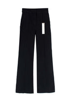 Another Tomorrow Black High Waisted Denim Trousers