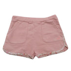 Bonpoint Pink Shorts With Floral Trim