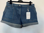 Valentino Denim Cuffed Shorts