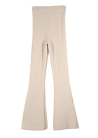 Galvan Cream Maia Cashmere Flared Trousers
