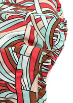 La Double J Multi-Coloured Ruffle Onde Shorts
