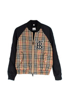 Burberry Brown  Harlington Check Bomber Jacket