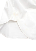 Oscar De La Renta White Pleated Mini Skirt