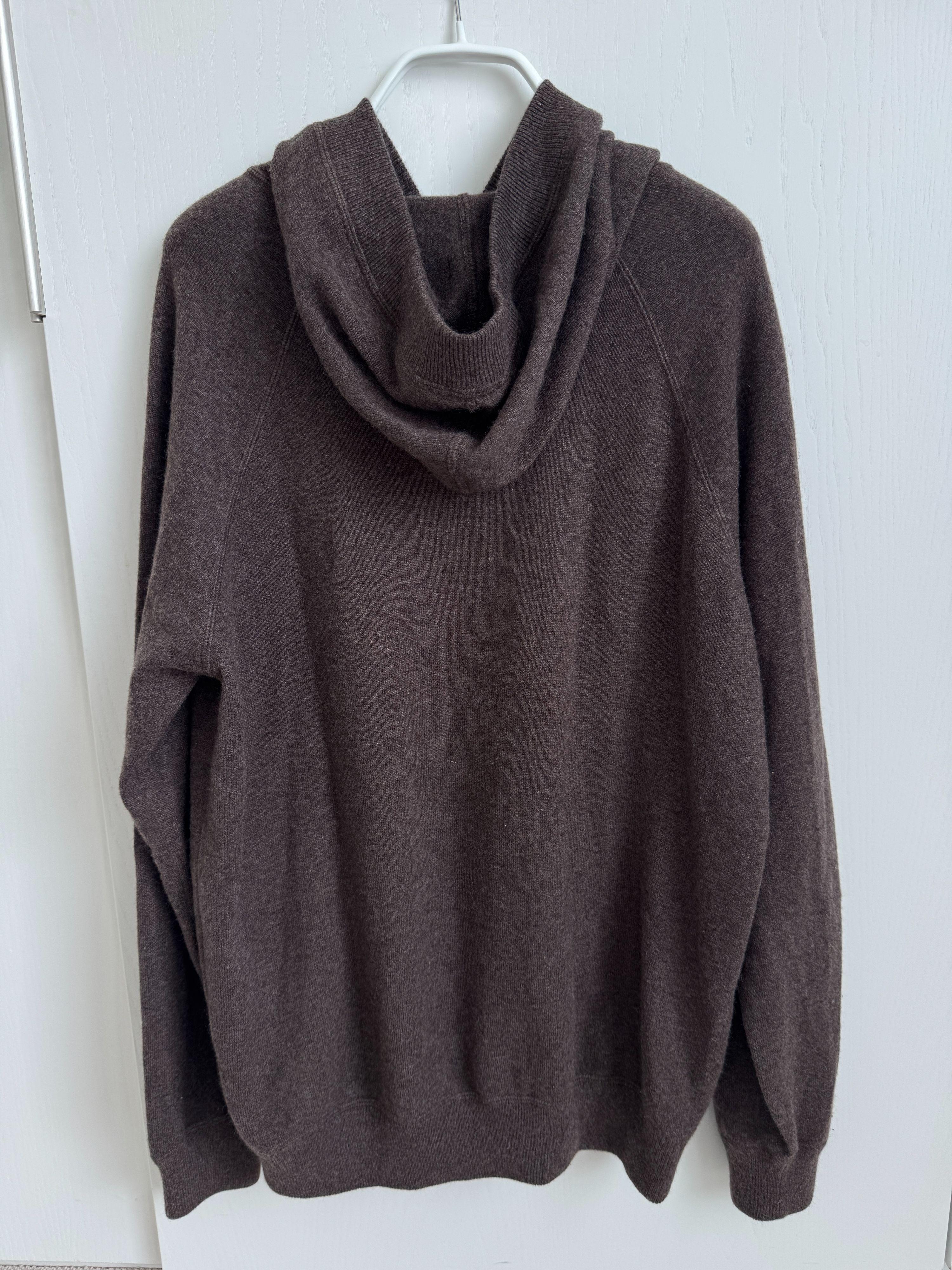 Brunello Cucinelli Hooded Cashmere Sweater/Cardigan