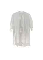 White Cotton Shirt Dress