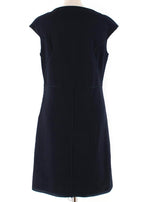 Bottega Veneta Navy Fitted Shift Dress