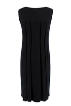 Hermes Black Cashmere Knit Pleated Dress