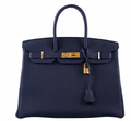 Hermès Birkin 35cm in Togo Bleu Nuit with Gold Hardware