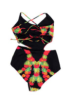 Mara Hoffman Floral Cut-Out Swimsuit