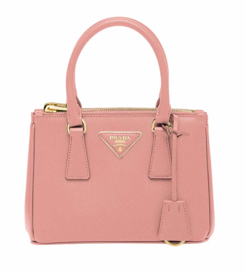 Pink Saffiano Galleria Mini-Bag