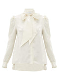 Racil ivory Solange  Pussybow Blouse