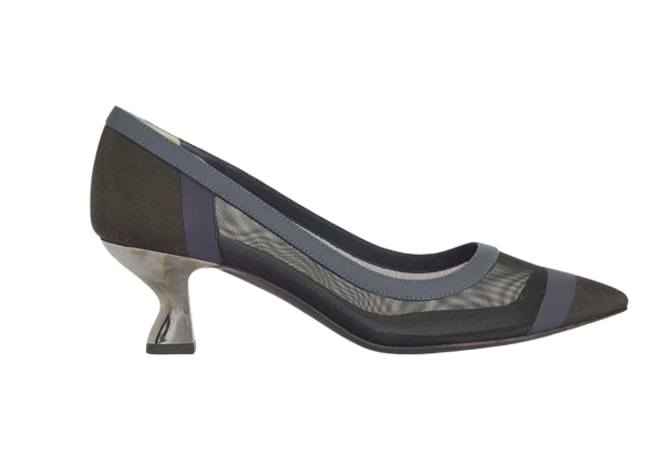 Fendi Mesh Heeled Pumps