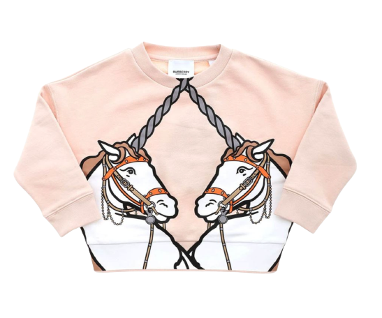 Burberry Teen Beige Unicorn Sweatshirt
