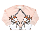 Burberry Teen Beige Unicorn Sweatshirt