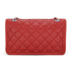 Chanel Red Caviar Leather French Riviera Flap Bag