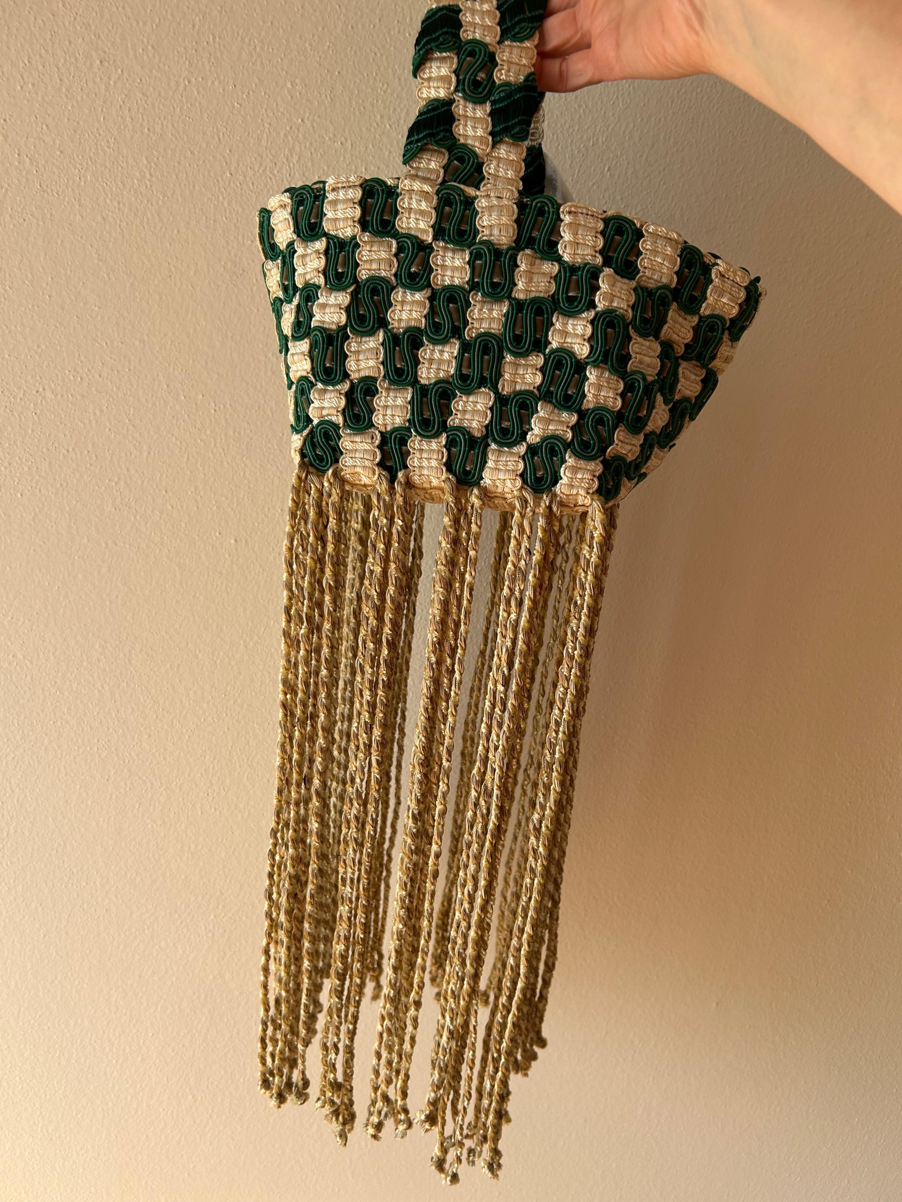 Borbonese Woven Boho Bag
