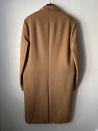 Camel Wood Rockstud Detail Coat