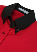 Prada Red Button-down Sleeveless Cotton-poplin Shirt