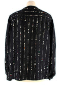 Isabel Marant Gemma Polka Dot Black Silk Blouse