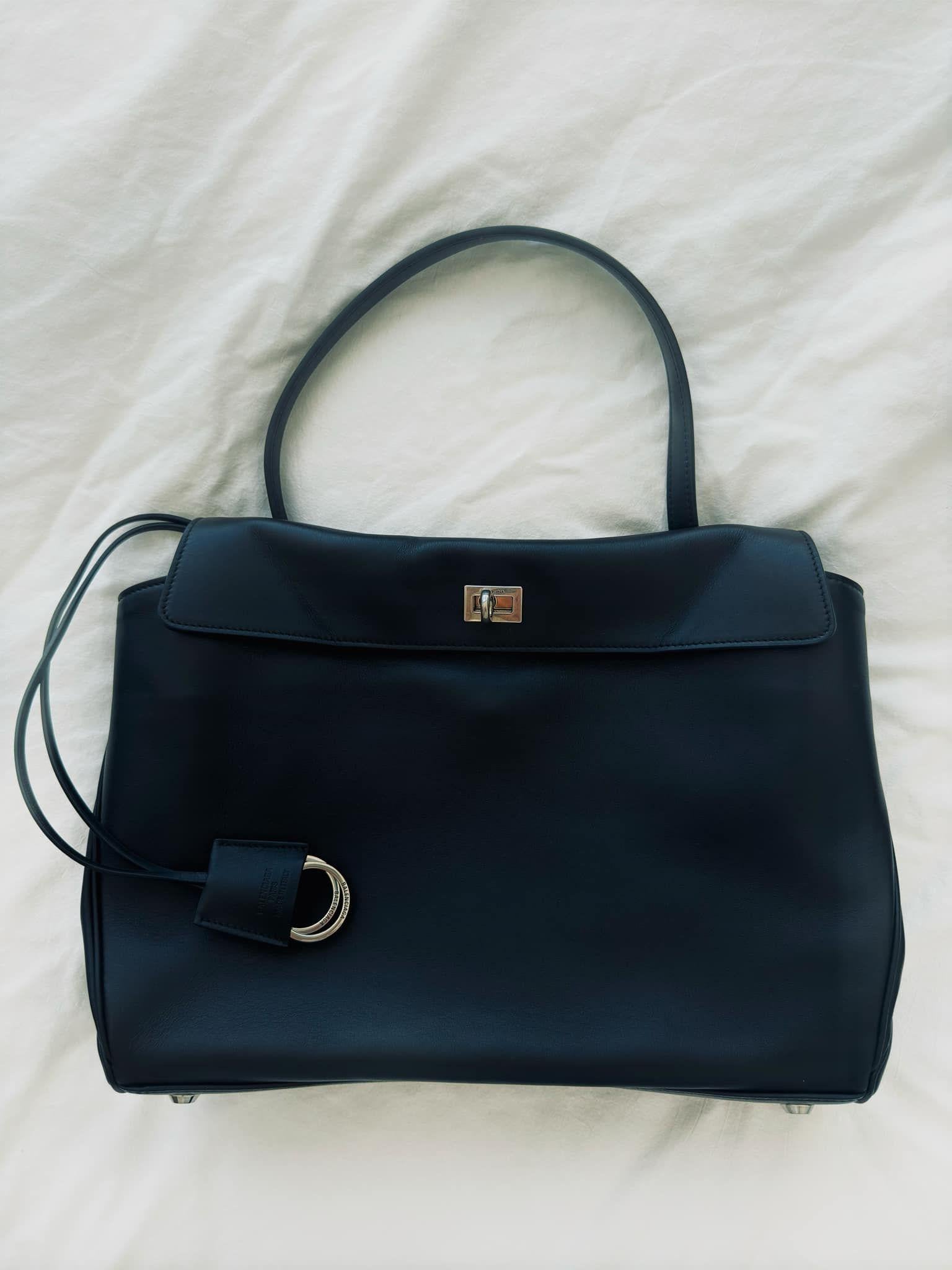 Balenciaga Black Medium Rodeo Bag