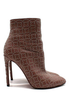 Alaia Nude Studded Stiletto Ankle Boots