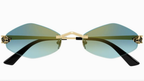 Cartier Sunglasses (CT0433S Geometric Gold)