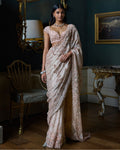 Rose Gold Sequin Sari Set By KYNAH, Luxury Indian Fashion & Bridal Wear