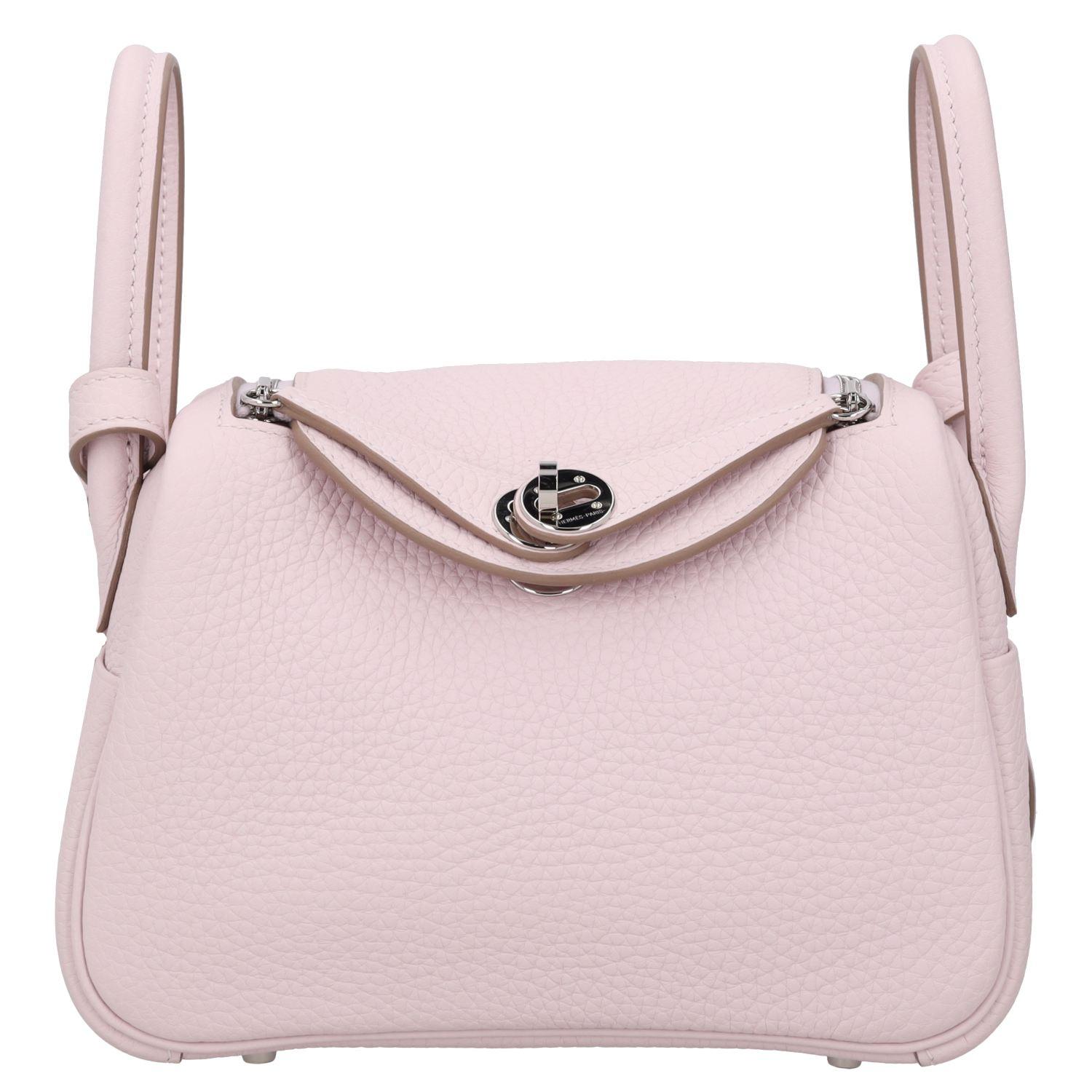 Hermès Lindy II Mini Bag — Pale Mauve