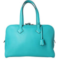 Hermès Victoria II 35 Top Handle Bag — Turquoise