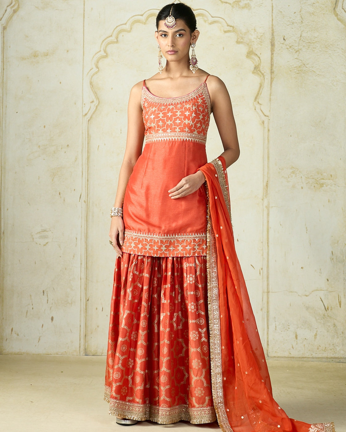 Zainab Strappy Set By KYNAH, Luxury Indian Fashion & Bridal Wear