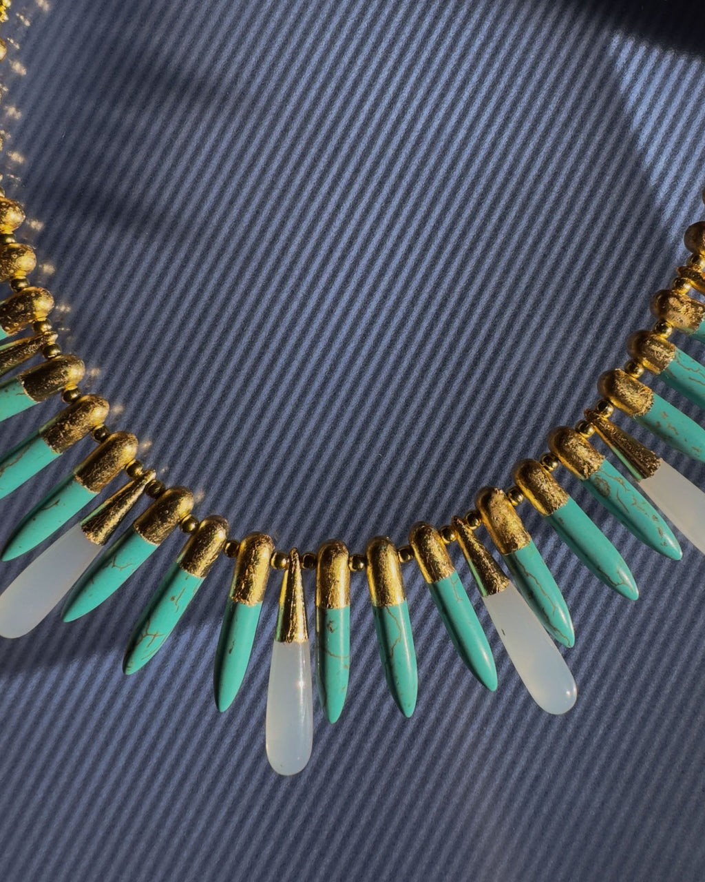 Collar Turquesa y Luna CS