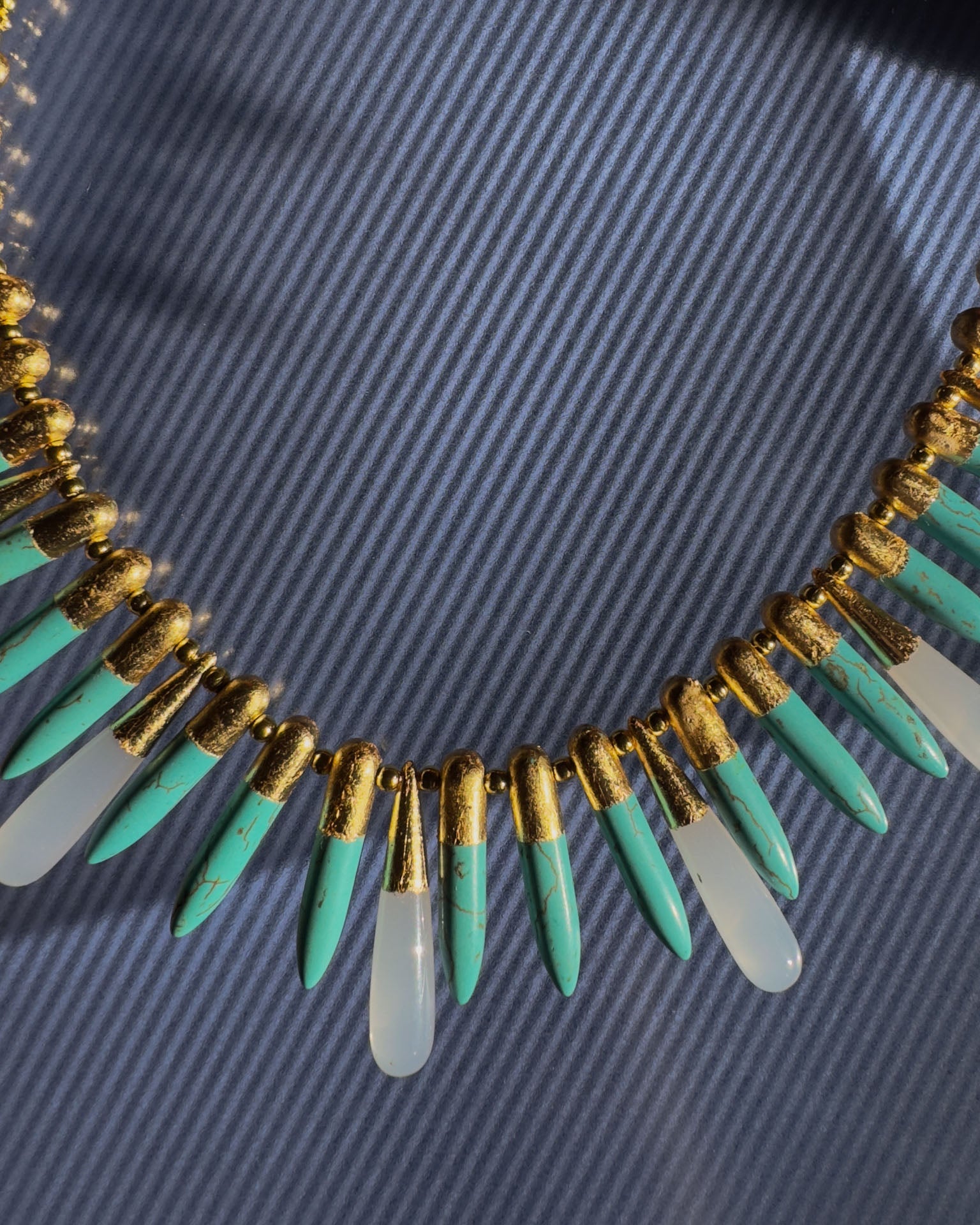 Collar Turquesa y Luna CS