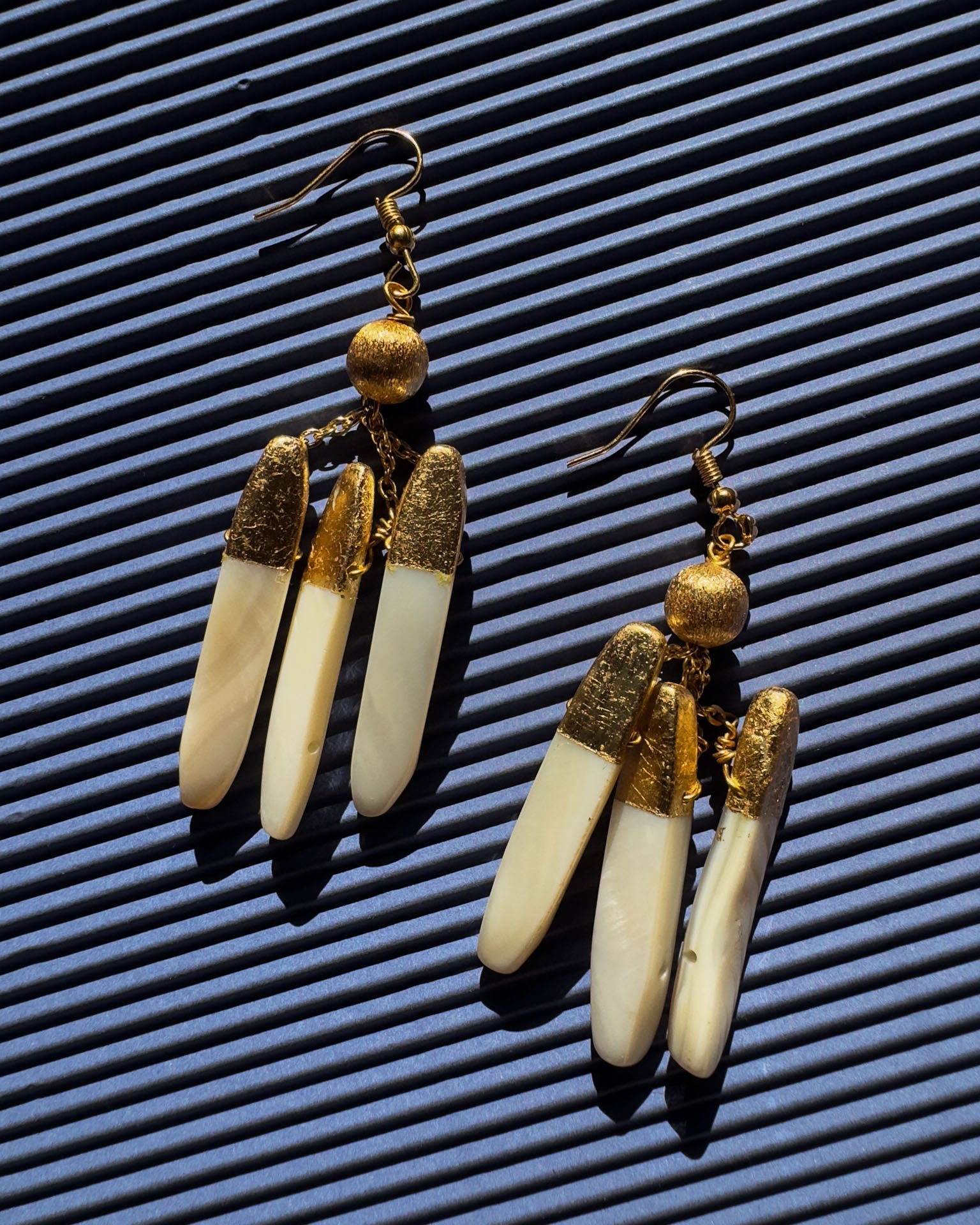 Pendientes Nácar Blanco CS