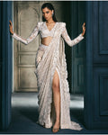 Ivorel Lehenga Sari Set By KYNAH, Luxury Indian Fashion & Bridal Wear