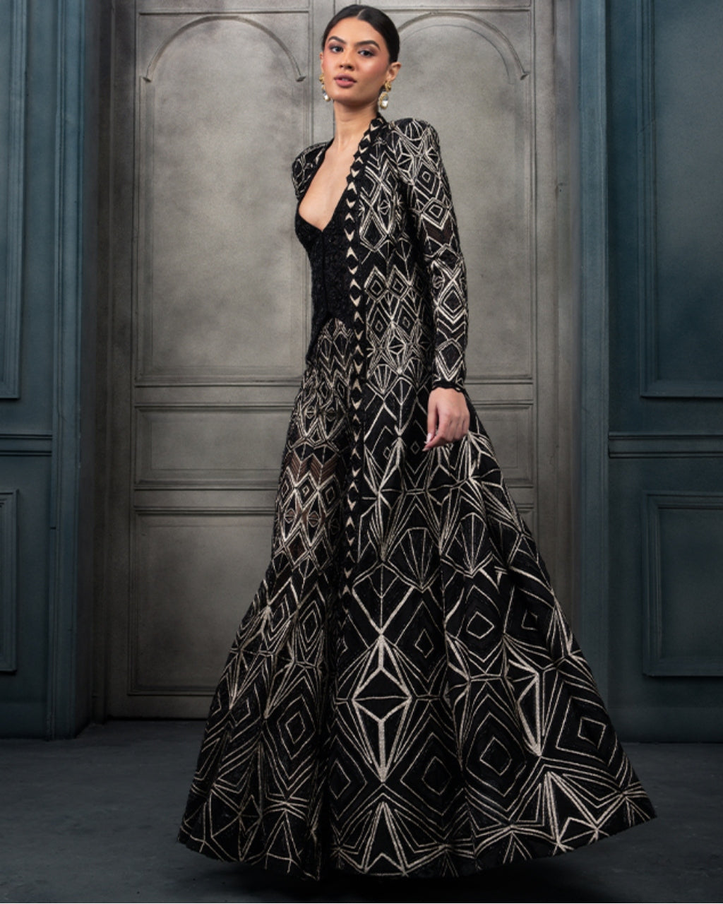 Bridget Jacket Set By KYNAH, Luxury Indian Fashion & Bridal Wear