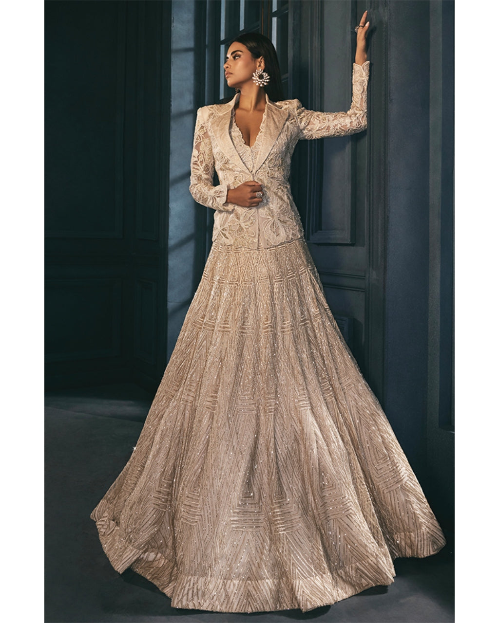 Imperis Blazer Set By KYNAH, Luxury Indian Fashion & Bridal Wear