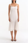 Mary Magdalene Silk Charmeuse Midi Dress
