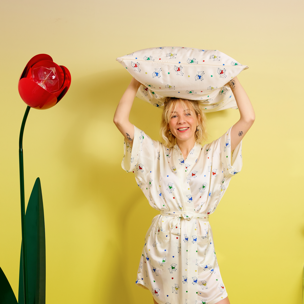 Kimono 100% pure soie - Choeur Coeur
