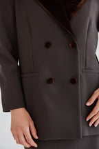 Chaqueta Virginia chocolate