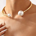 Classic Elegant Pearl Collar Necklaces